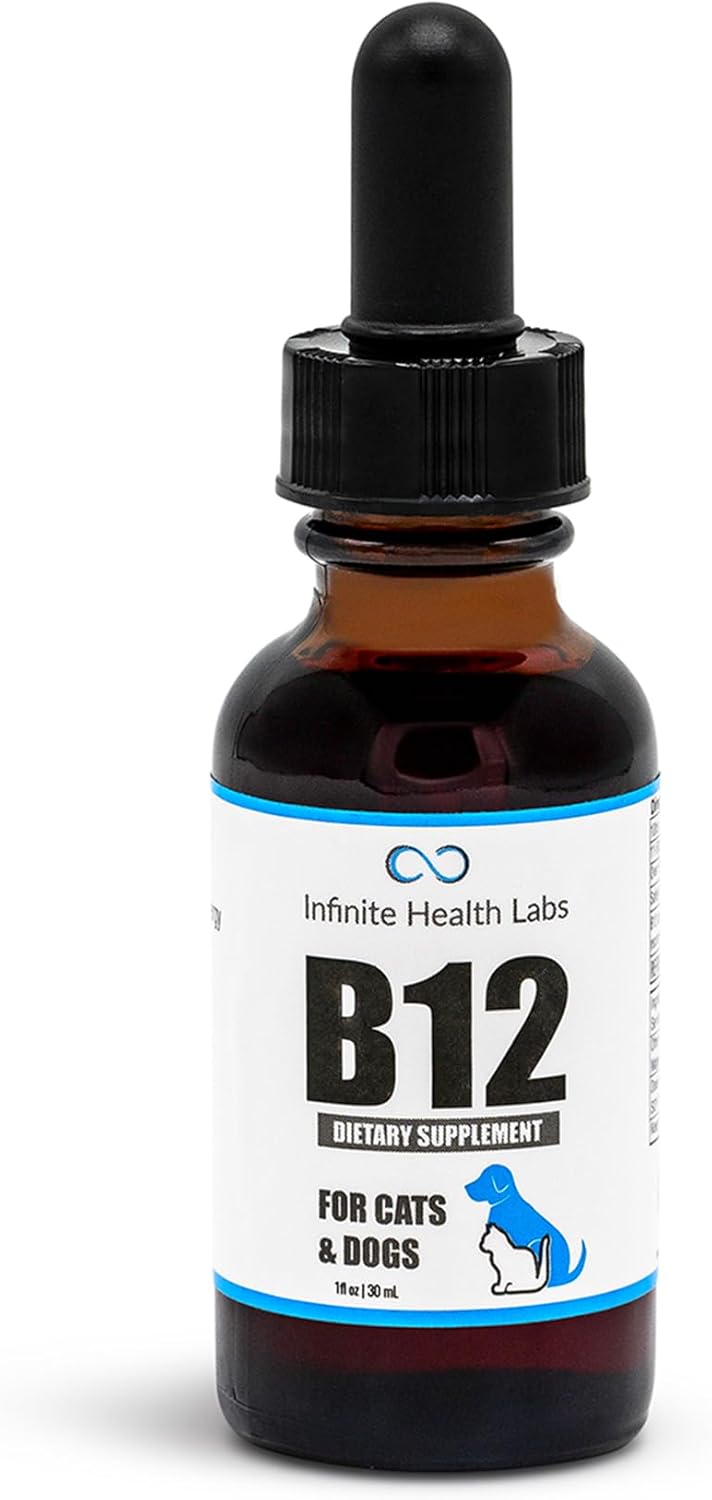 Liquid Vitamin B12 for Dogs and Cats – Vet-Formulated Methylcobalamin – Energy, Appetite & Mood Support - görsel 1