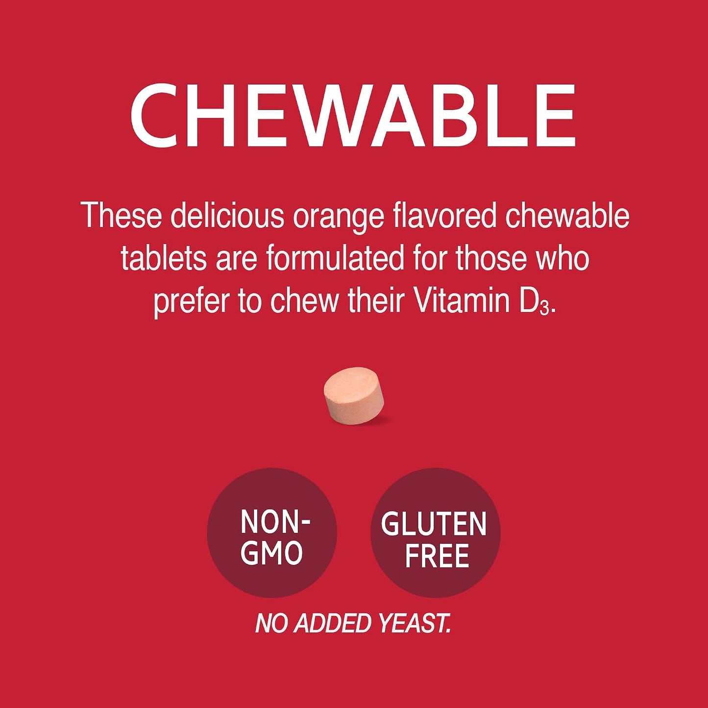 21st Century Vitamin D 400 IU Orange Chewable Tablets, 110 Tablets (2 Pack) - görsel 7