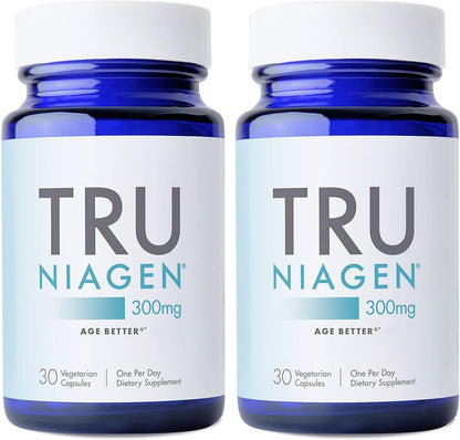 TRU NIAGEN Patented NAD+ Supplement - 300mg Niagen, 90 Capsules