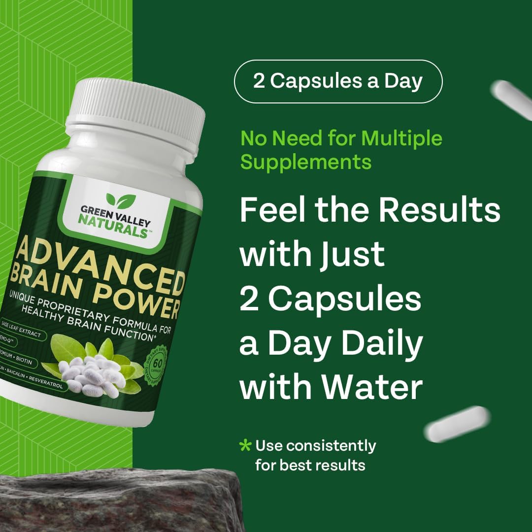 Advanced Brain Power - Supports Focus, Concentration and Mental Clarity - görsel 7