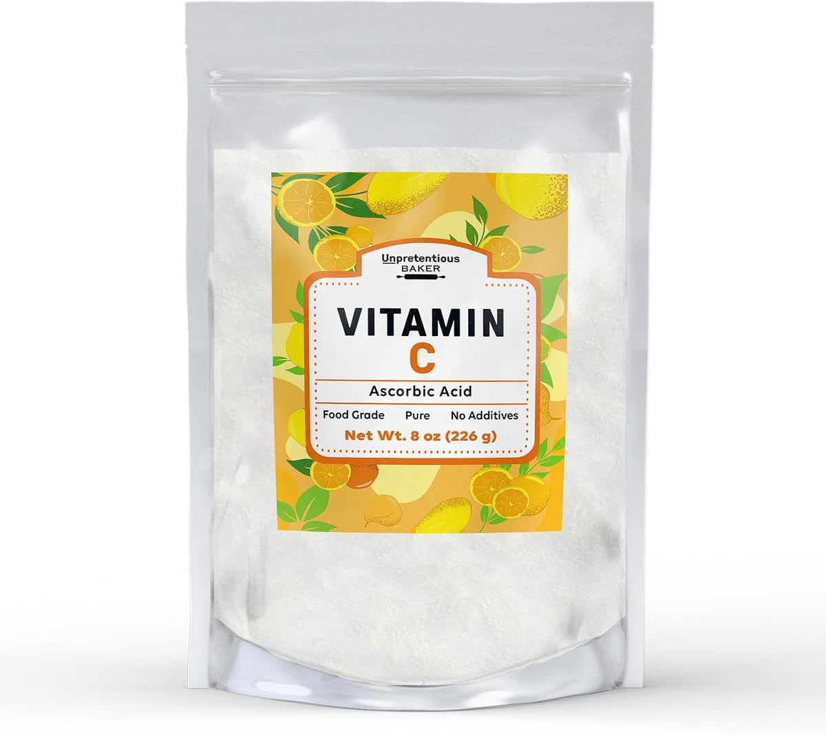 Unpretentious Vitamin C Powder - Bakers' Ascorbic Acid, Resealable Bag (454g) - görsel 5