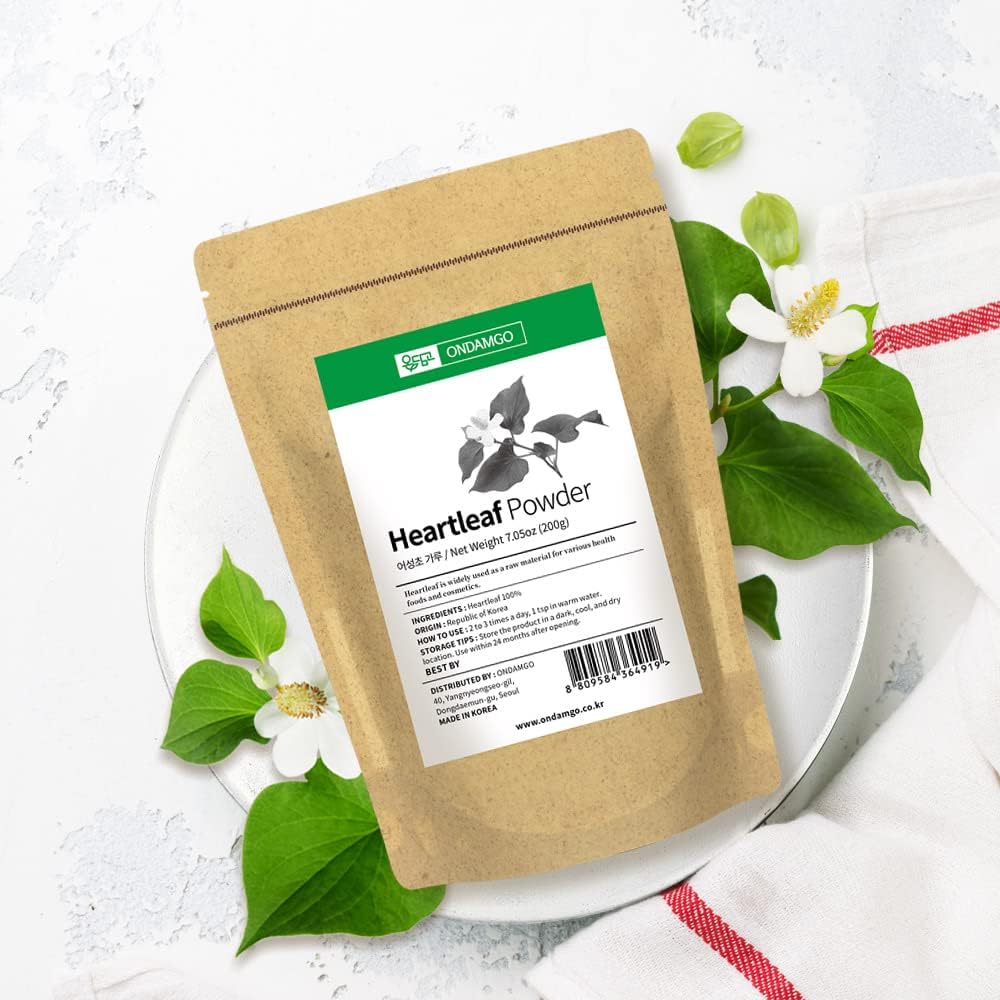 Pure Houttuynia Cordata Powder - Traditional Asian Herbal Tea Ingredient (200g) - görsel 4