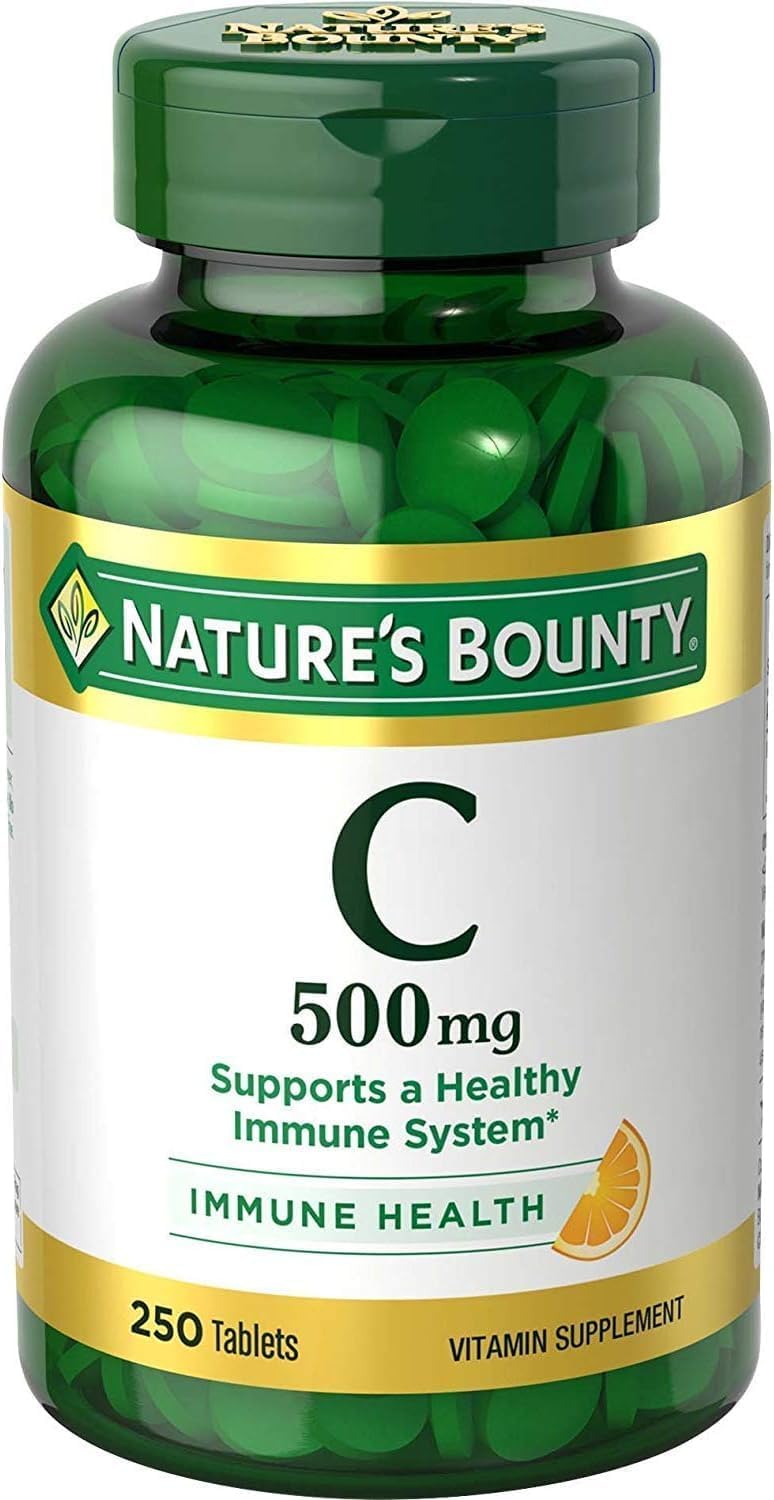 Nature's Bounty Vitamin C 500 mg Tablets, 100 Tablets (Pack of 3) - görsel 5