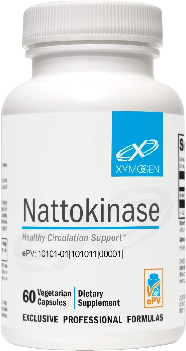 XYMOGEN Nattokinase - Vegan Enzyme Supplement for Circulatory Wellness - 100 mg - 120 Capsules - görsel 10