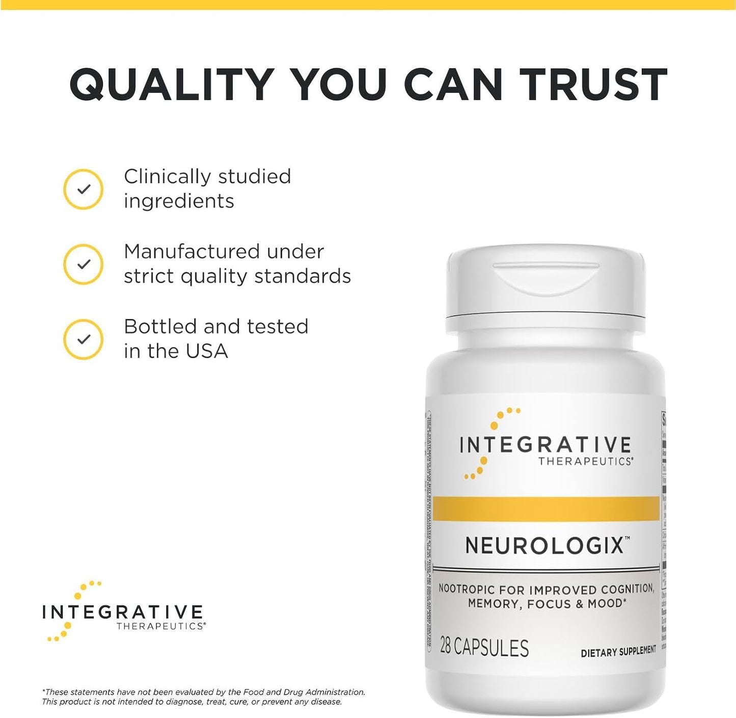 Integrative Therapeutics Neurologix – Nootropic Supplement with Saffron & CDP-Choline for Brain Health - görsel 7