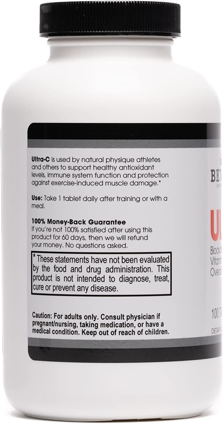 Beverly International Ultra-C, 100 Sustained-Release Vitamin C Tablets - görsel 3