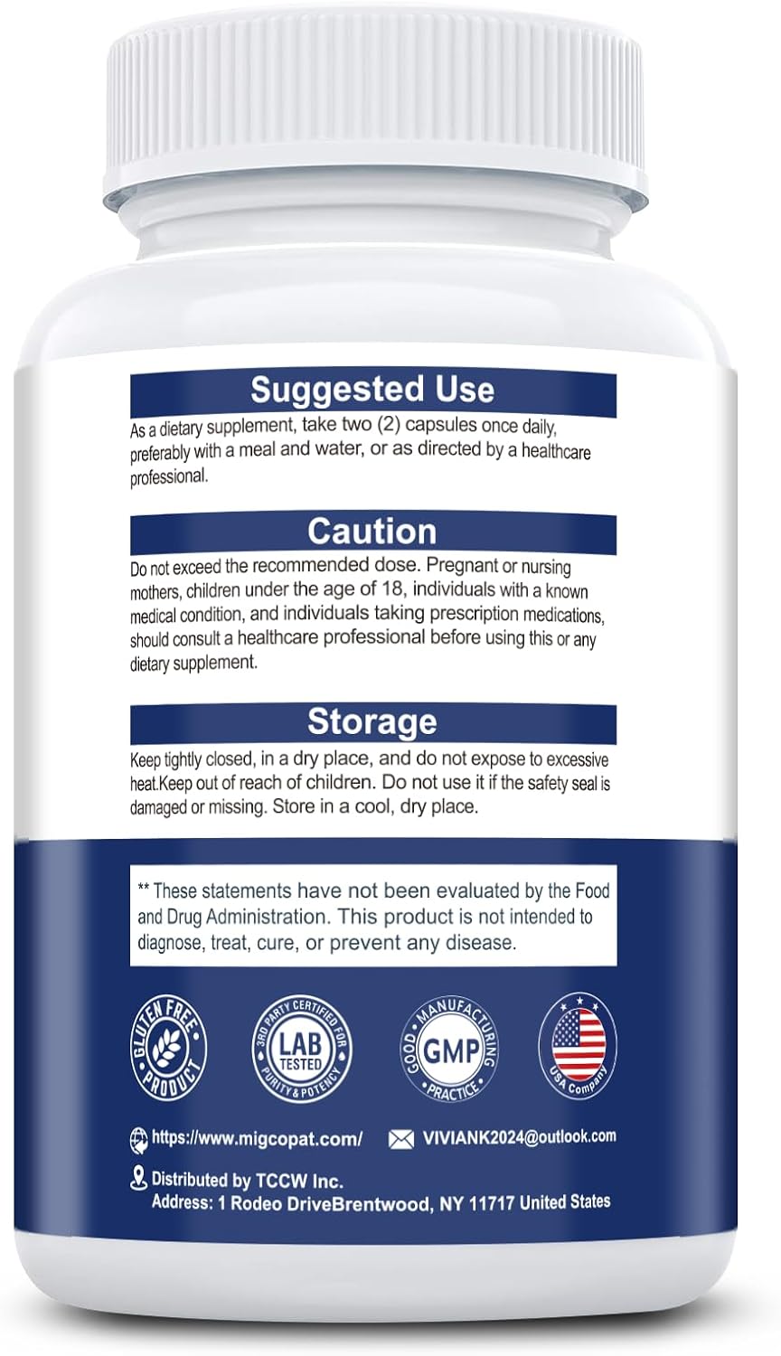 Brain Supplement for Memory & Focus - Nootropic with Bacopa Monnieri, Lion's Mane, Alpha GPC, and Phosphatidylserine - 120 Capsules - görsel 9