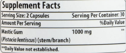 Amazing Formulae Mastic Gum 1000 mg | Capsules Supplement | Non-GMO | Gluten-Free | Made in USA (60 Count)