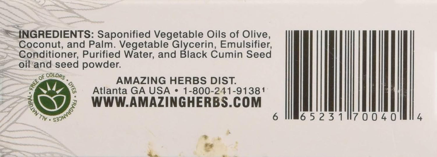 Amazing Herbs Black Seed Vegetable Glycerine Soap - görsel 2