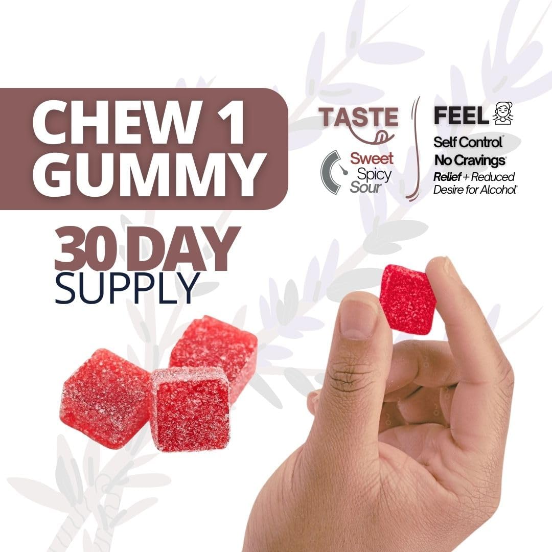 Sober from Alcohol Multivitamin Gummy – Alcohol Craving Relief Supplement with Liver Support, 30-Day Supply - görsel 4