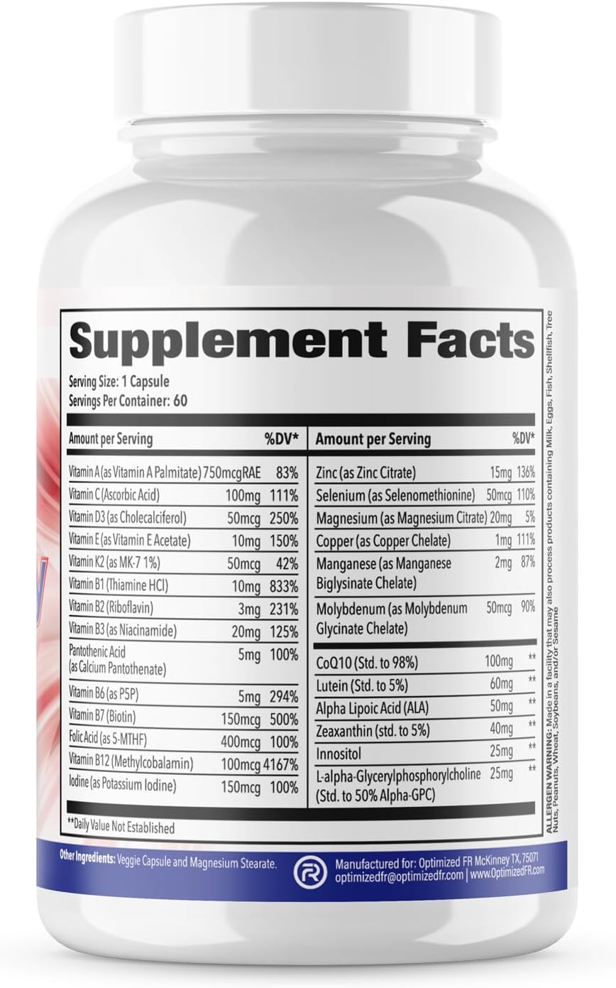 Fit4Duty Multivitamin+ for First Responders – 60 Capsules (2-Month Supply) - görsel 2