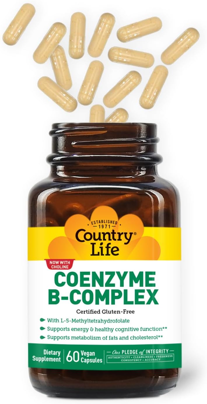 Country Life Coenzyme B-Complex, 60 Capsules - görsel 4
