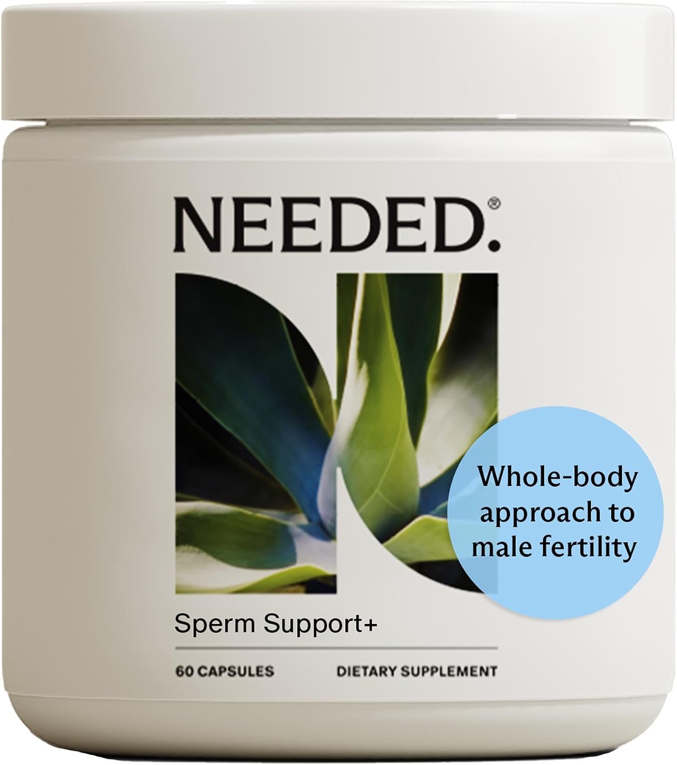 Needed. Sperm Support - Male Fertility Supplement - 60 Capsules - görsel 1
