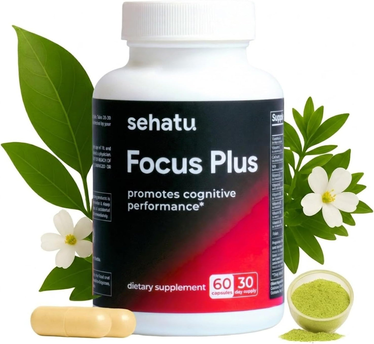 Focus Plus Cognitive Performance Enhancer - 60 Capsules - görsel 1