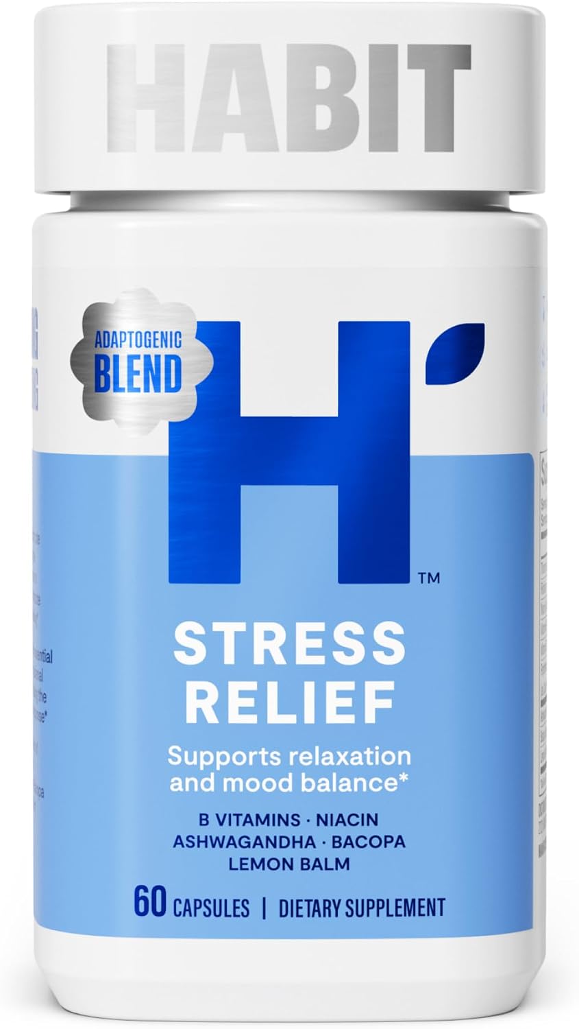Habit Stress Relief Supplement - 60 Capsules - görsel 1