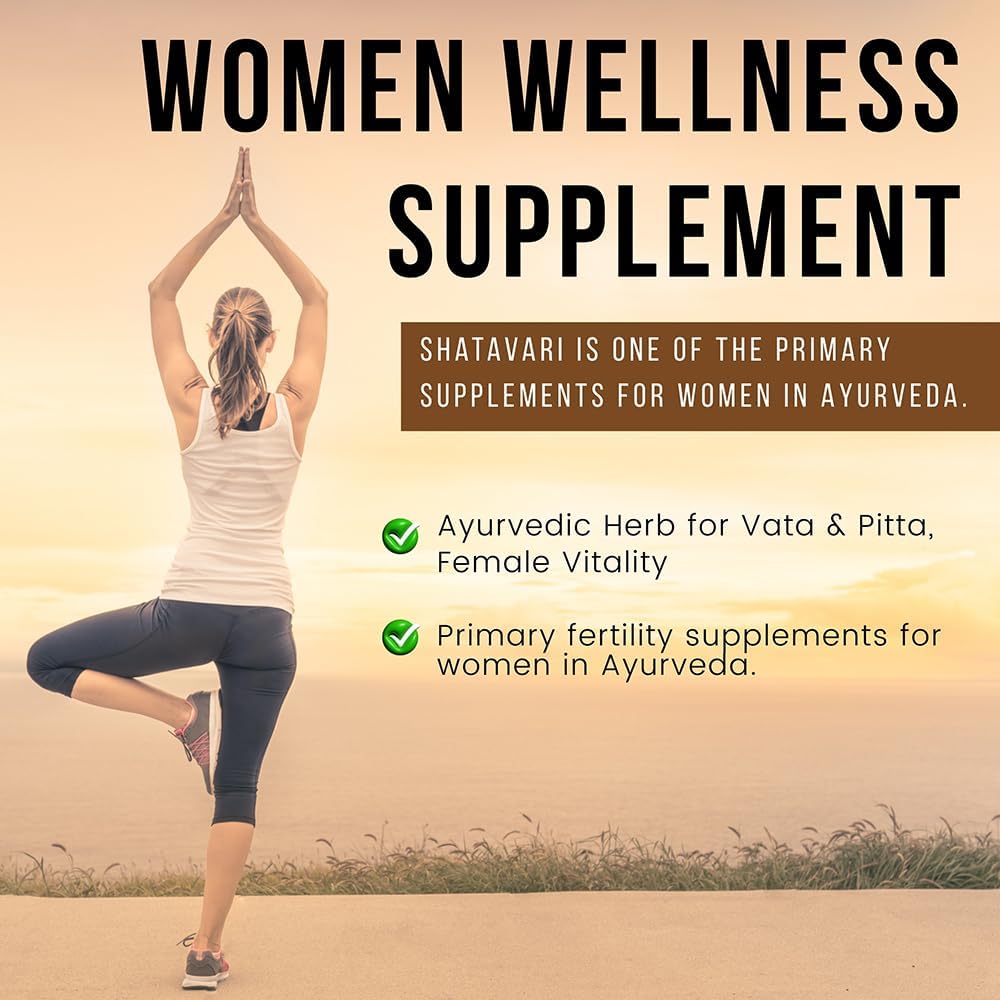 Shatavari Capsules 1000mg – 90 Veg Capsules – Herbal Supplement for Women - görsel 6