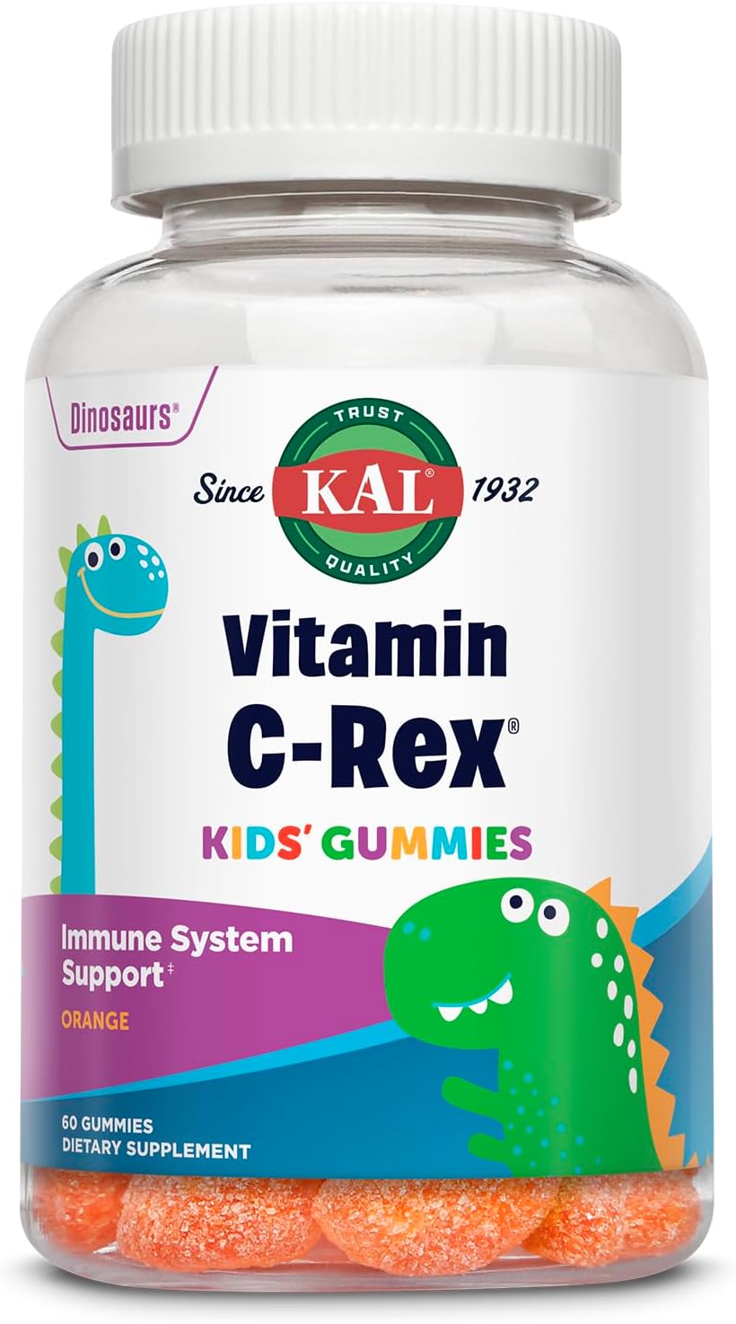 Kal Vitamin C-Rex Kids Gummies - 60 Count - görsel 1
