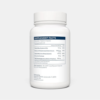 Renue By Science TMG | High Strength TMG Supplement | 120 Trimethylglycine Capsules – 900mg TMG per Serving with Vitamin B12, B6, Folate & Zinc | Made in USA & Third-Party Tested
