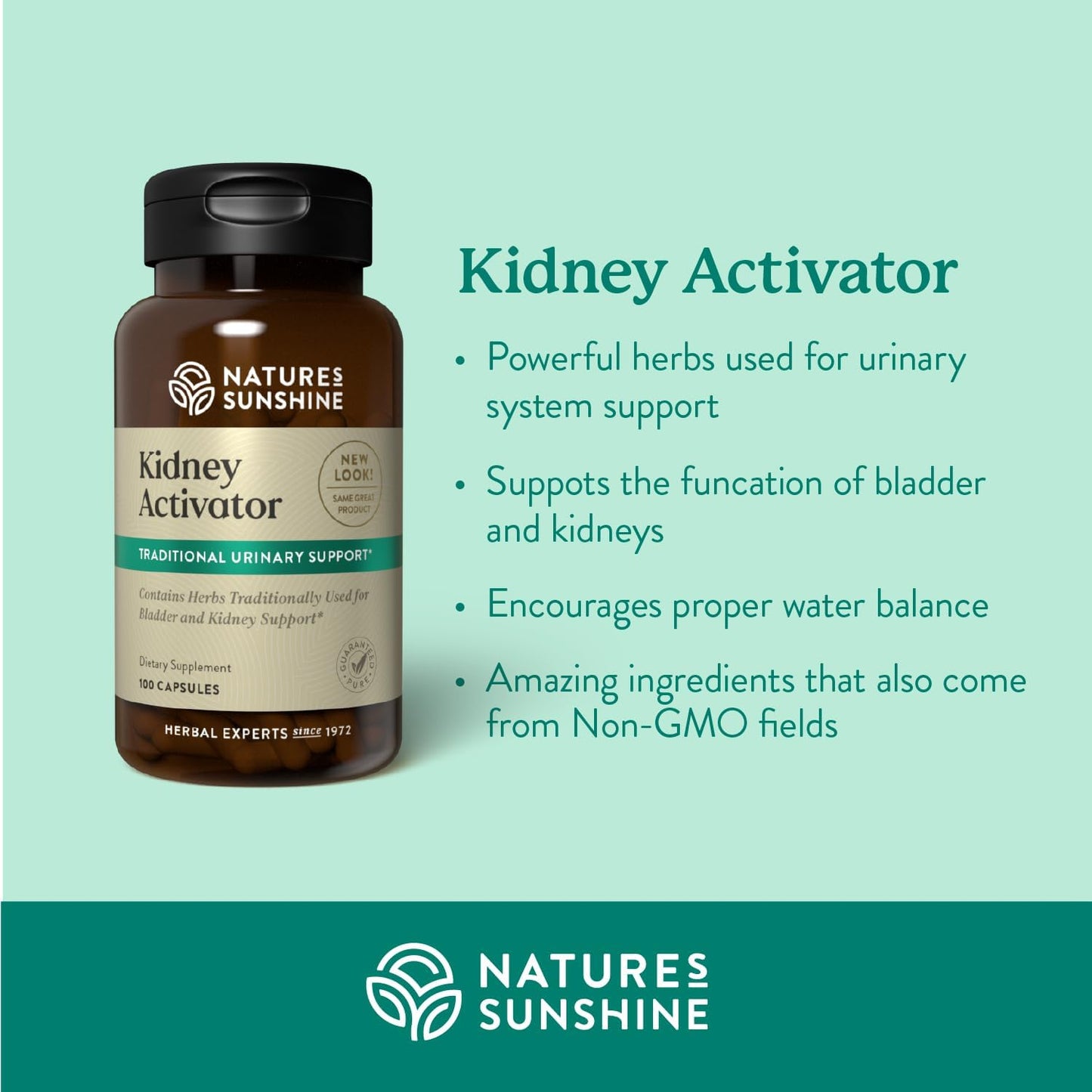 Nature's Sunshine Kidney Activator - 100 Capsules - görsel 2