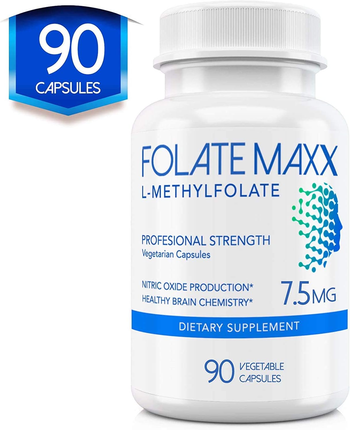 L Methylfolate 7.5mg, 90 Capsules – Doctor Formulated Methyl Folate Supplement - görsel 9