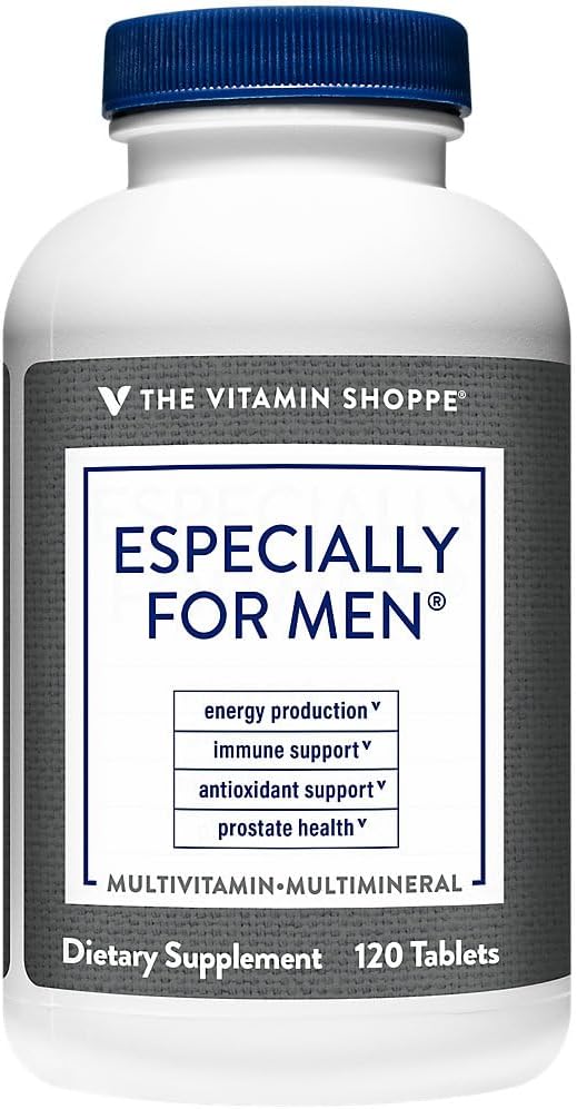 The Vitamin Shoppe Men’s Multivitamin, Complete Daily Multi with Essential Vitamins & Minerals, 300 Tablets - görsel 4