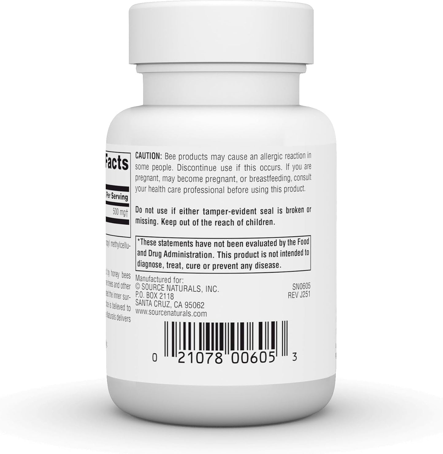 Source Naturals Propolis Extract, 500 mg, 30 Capsules - görsel 4