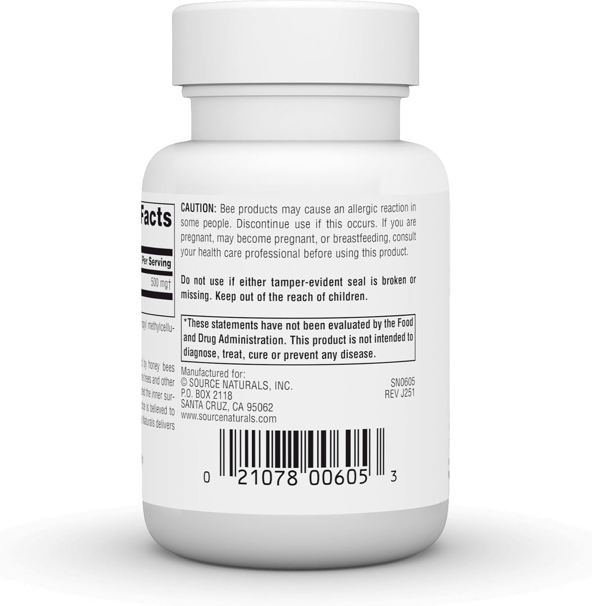 Source Naturals Propolis Extract, 500 mg, 30 Capsules - görsel 4