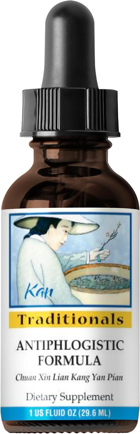 Kan Herbs Antiphlogistic Formula – Traditional Chinese Herbal Blend for Supporting Heat Balance Across Body Systems, Promoting Lung and Digestive Comfort, Liquid Extract, 30ml - görsel 1