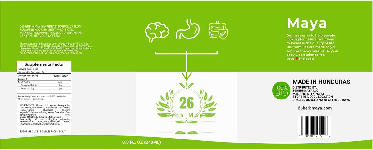 26 Herb Dr. Sebi Maya Formula – Iron-Rich Herbal Blend - görsel 8