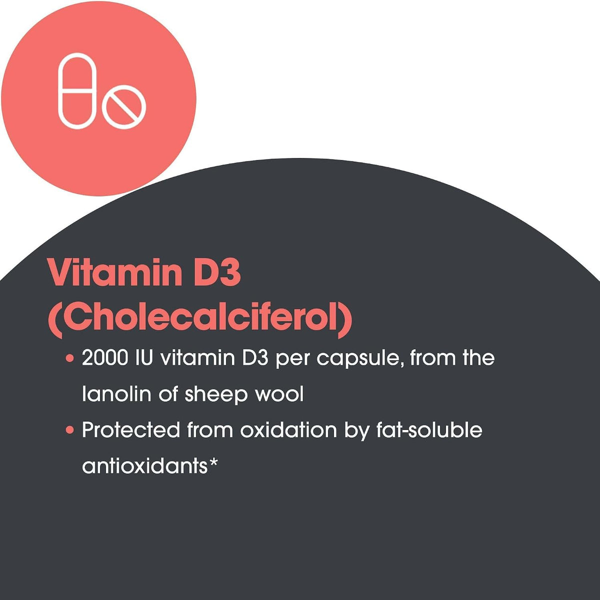 ARG Super D3 - Vitamin D3 Supplement with Vitamins C & E - 60 Capsules - görsel 5