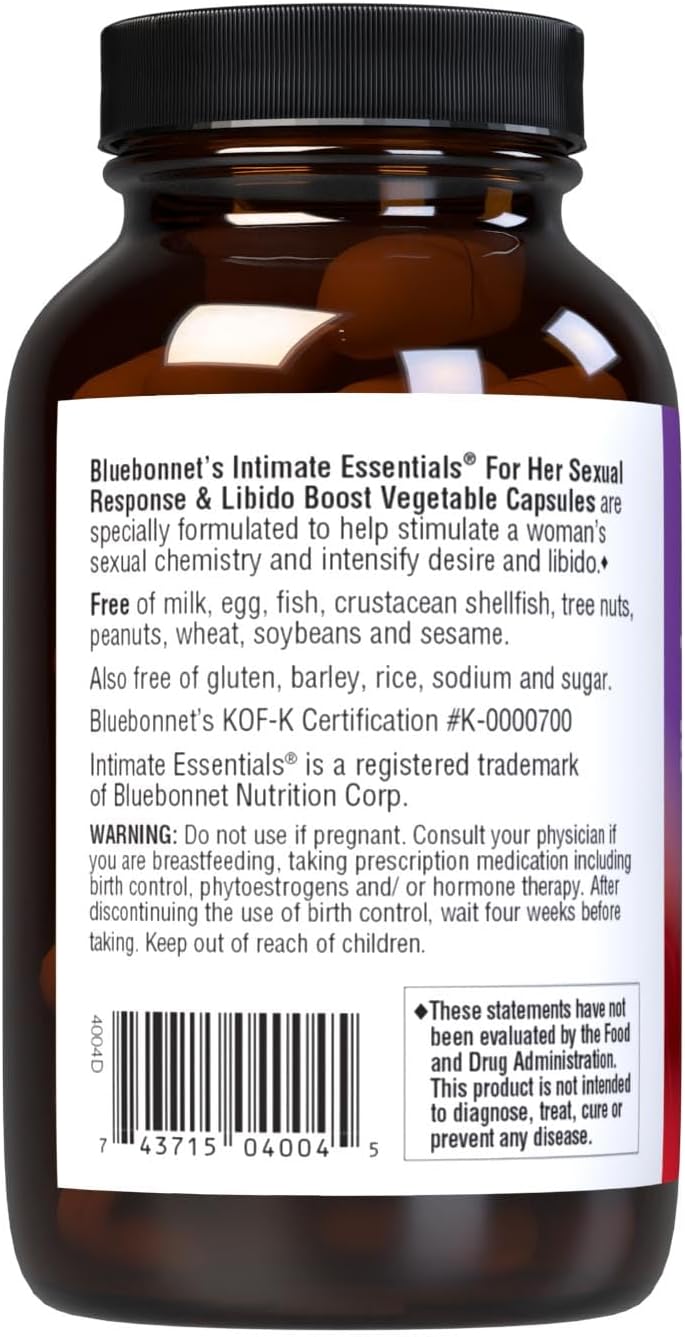 Bluebonnet Nutrition Intimate Essentials for Her – Female Vitality & Libido Support, 30 Capsules - görsel 3