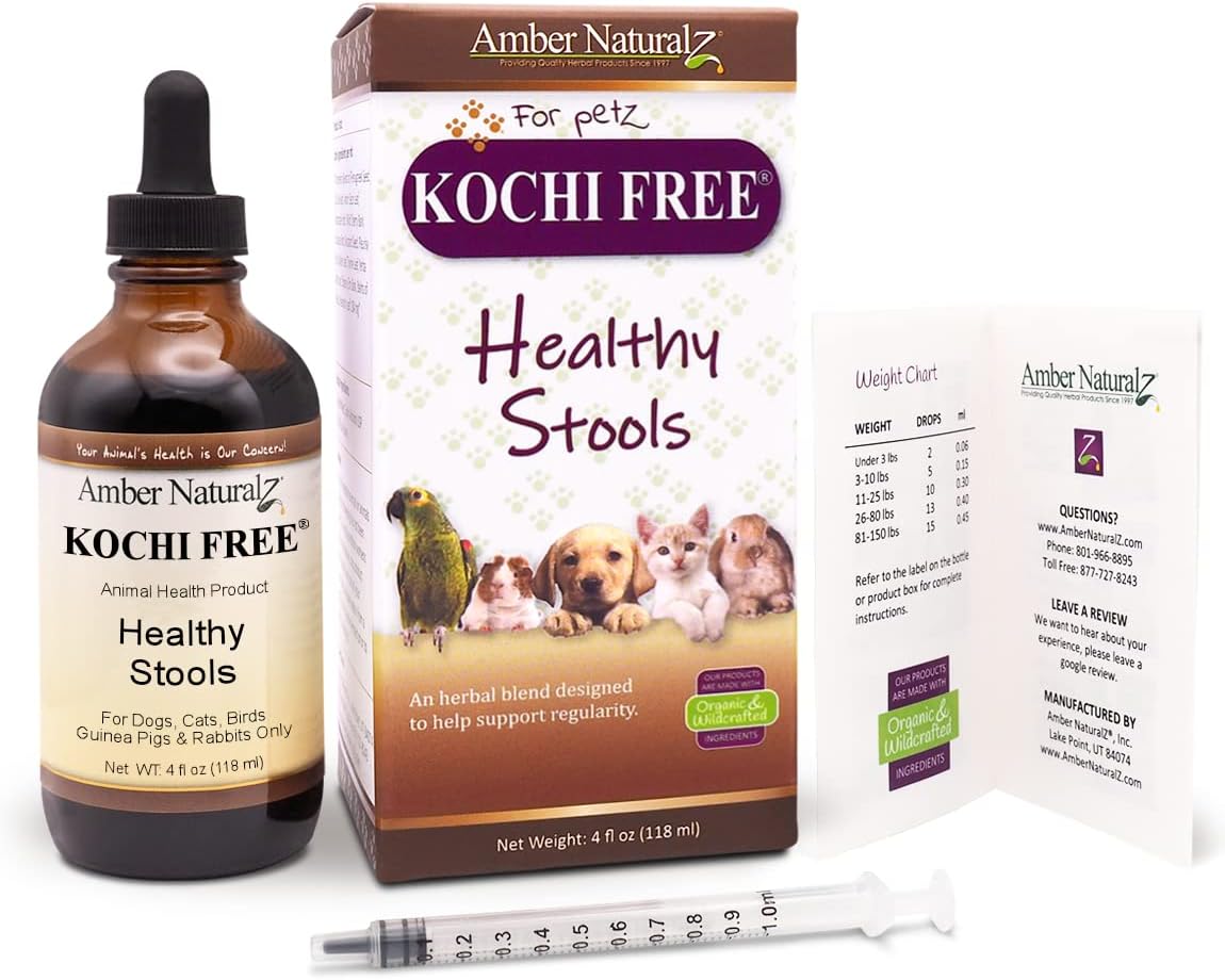 Amber NaturalZ Kochi Free Herbal Supplement for Pets – Supports Digestive Balance – 118ml - görsel 6