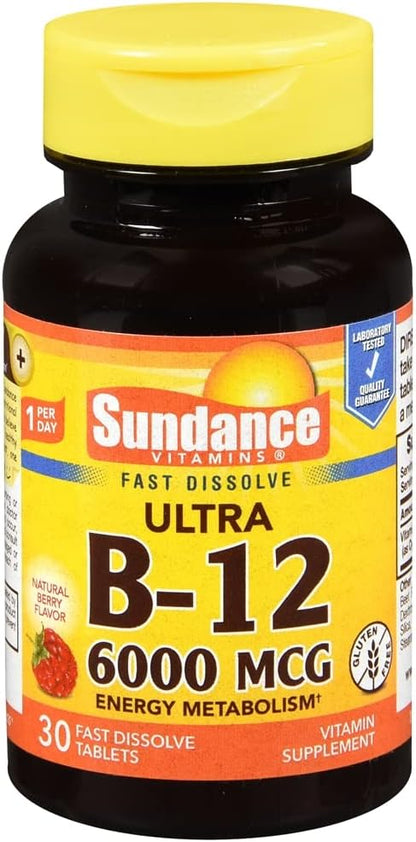 Sundance Ultra B-12 6000 mcg Essential B Vitamin
