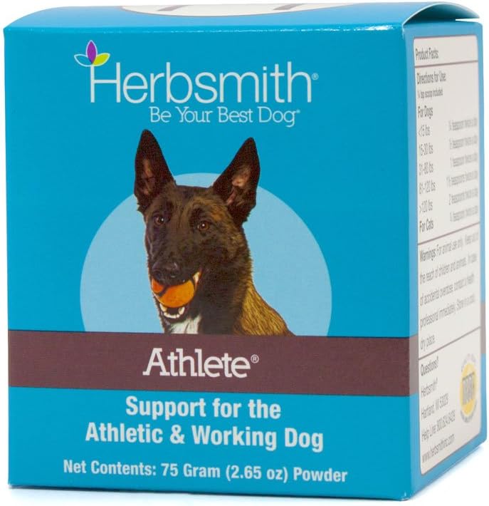 Herbsmith Athlete – Canine Endurance Supplement for Working and Agility Dogs (75g Powder) - görsel 1