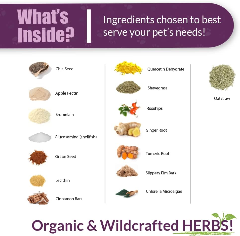 Amber NaturalZ Carticil Plus Herbal Supplement for Dogs, 60-Day Medium Dog Supply - görsel 3