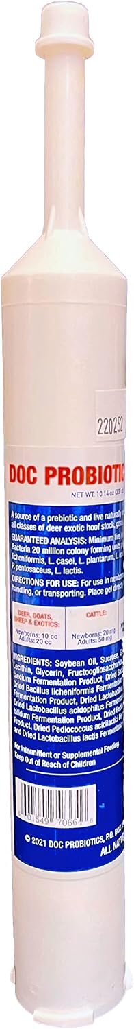 Doc Probiotic Paste – 300cc Tube for Livestock (Goats, Cows, Horses, Sheep, Pigs, Deer) - görsel 1