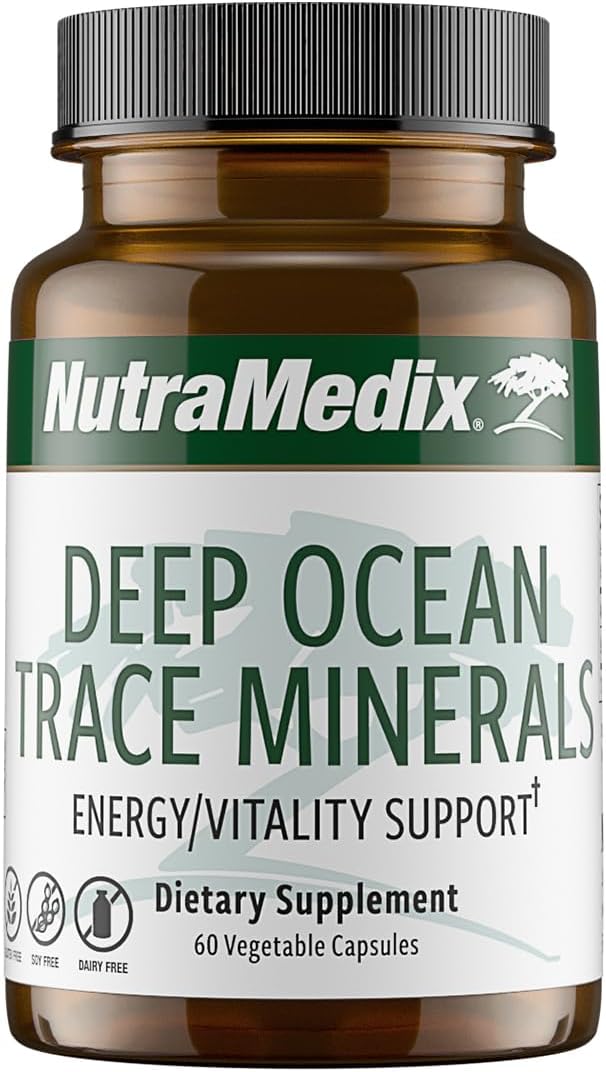 NutraMedix Deep Ocean Trace Minerals, 1000 mg (60 Capsules) - görsel 1