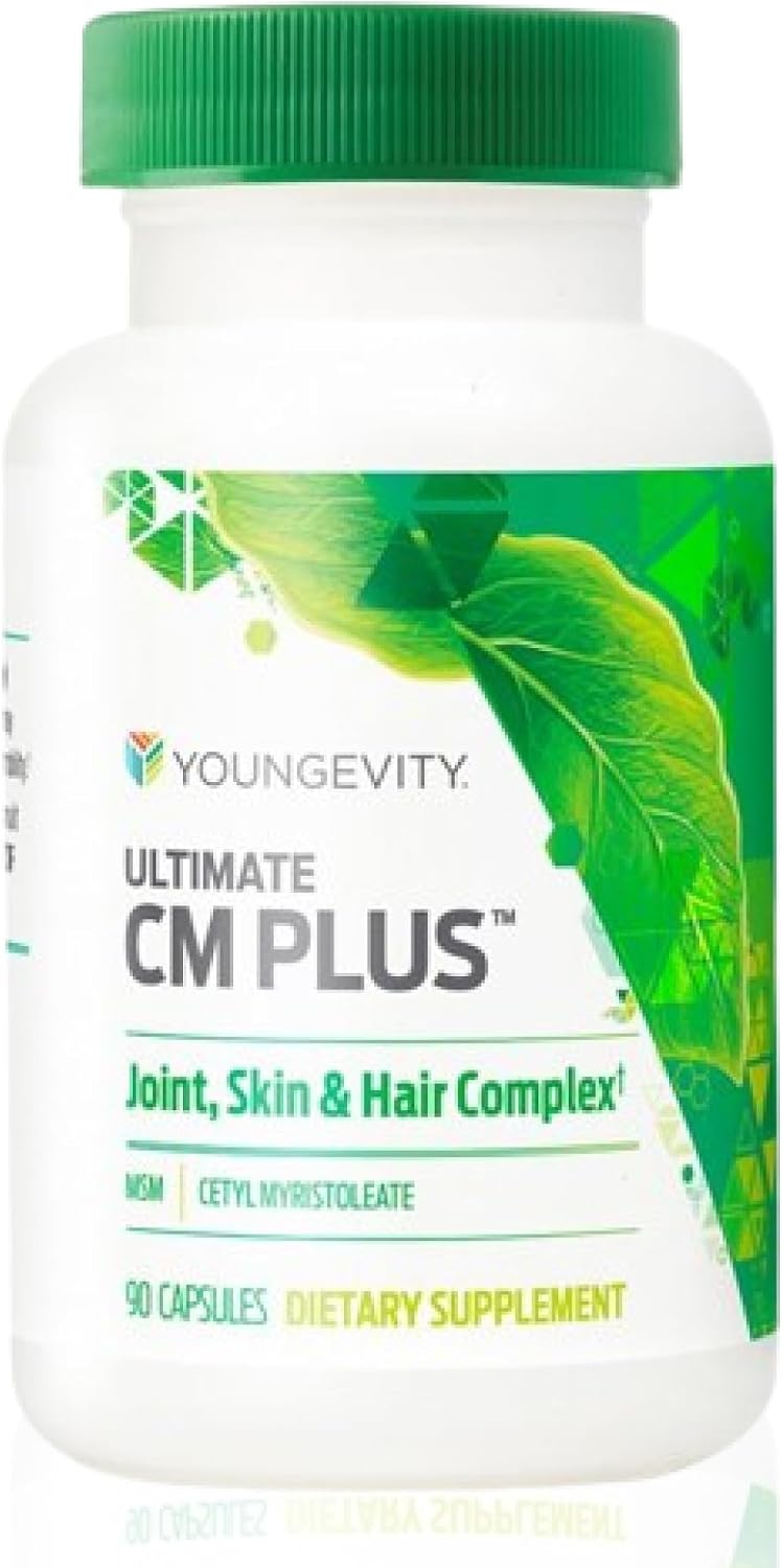 Youngevity Ultimate CM Plus – Patented Bone Health Supplement with MSM & Cetyl Myristoleate (90 Capsules) - görsel 1