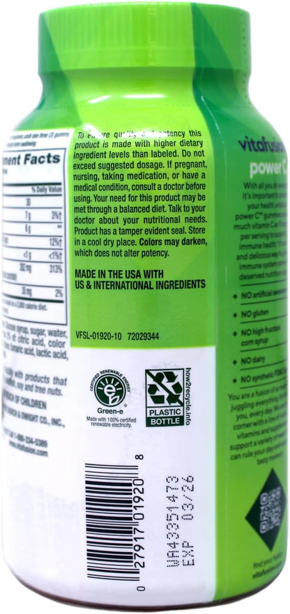 Vitafusion Power C Gummy Vitamins, 150 Count