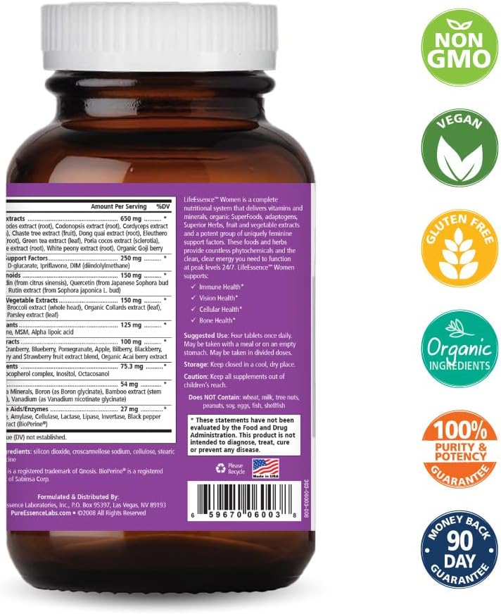 LifeEssence Women's Formula – The Master Multiple – 120 Tablets - görsel 2