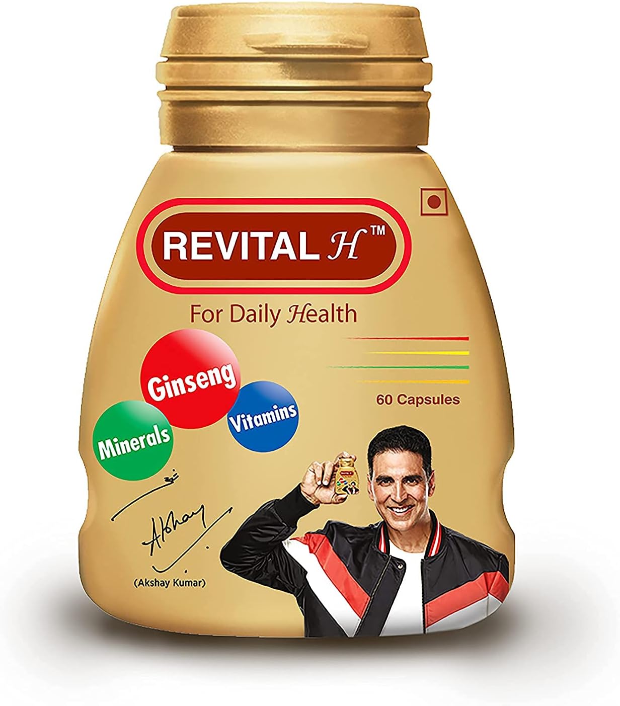 Revital H for Men Multivitamin with Natural Ginseng - 60 Capsules - görsel 1