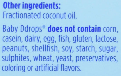 Ddrops Baby 400 IU 90 Drops 0.08 fl oz (4 Pack)
