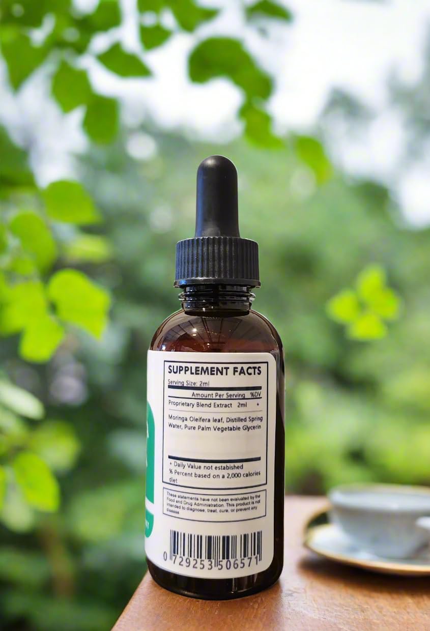 Moringa Oleifera Tincture - 1 Gallon - Alcohol-Free - görsel 2