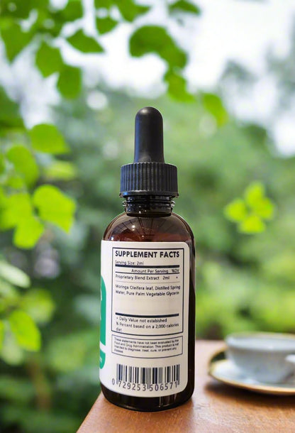 Moringa Oleifera Tincture - 1 Gallon - Alcohol-Free