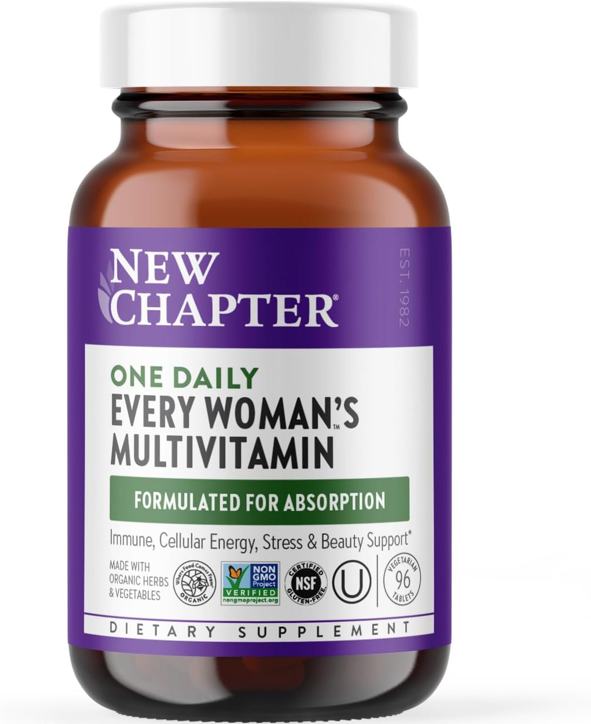 New Chapter Every Woman's One Daily Multivitamin – 72 Tablets - görsel 9