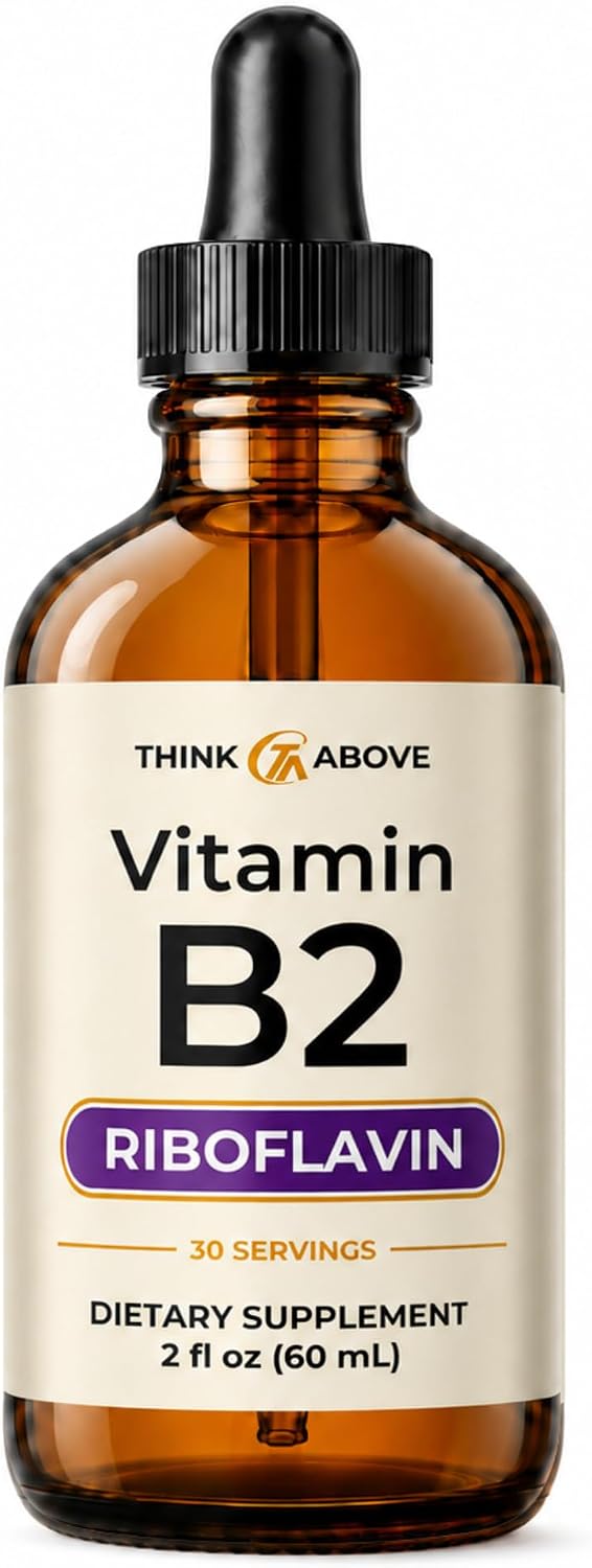 Think Above Vitamin B2 (Riboflavin) Liquid Drops - 60 ml - görsel 1