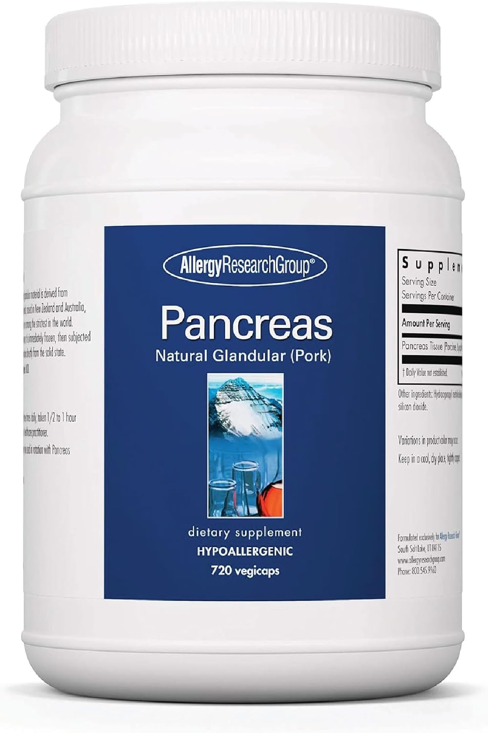 Allergy Research Group Pancreas Natural Glandular - görsel 1