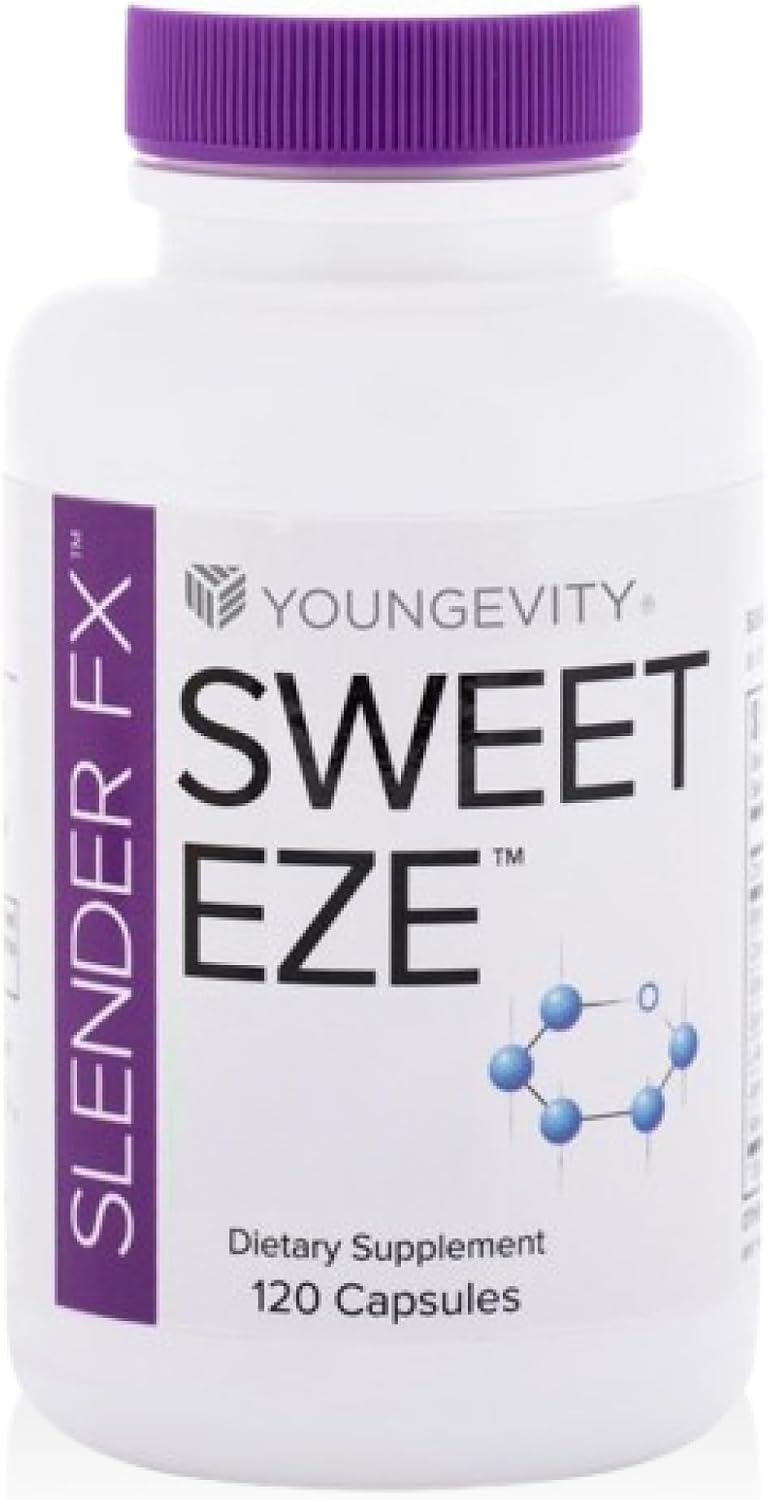 Youngevity Slender FX Sweet EZE - 4 Pack 120 Capsules per Bottle - görsel 8