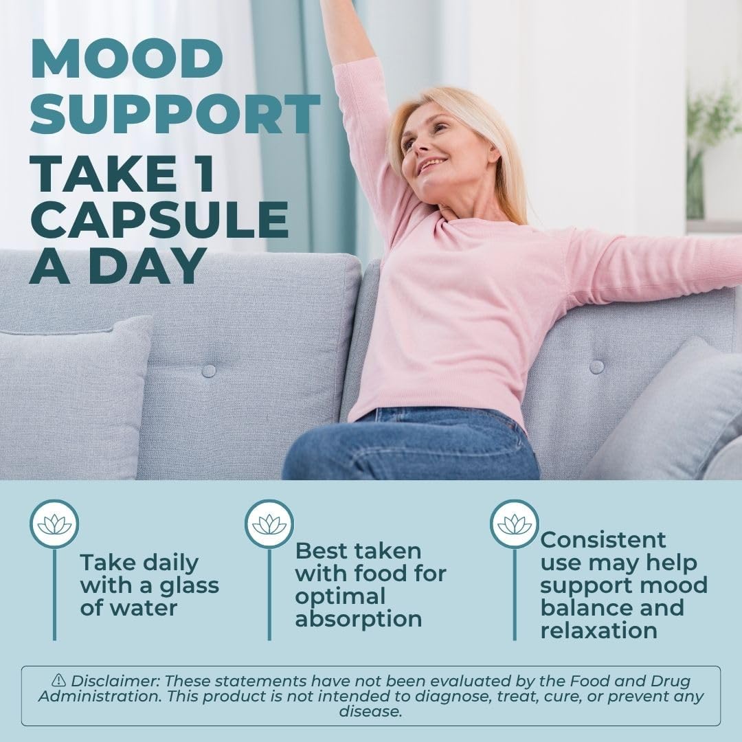 Swiss Activa+ Labs Stress Relief and Calm Supplement for Women – 30 Days Supply - görsel 5