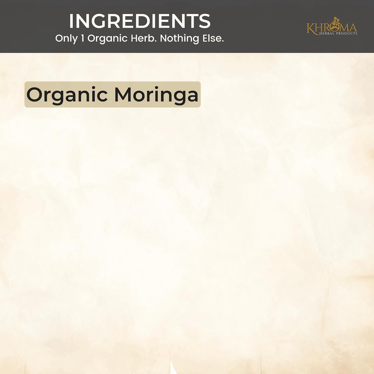 Khroma Herbal Products Organic Moringa Liquid Extract – 60 ml (30 Servings) - görsel 2